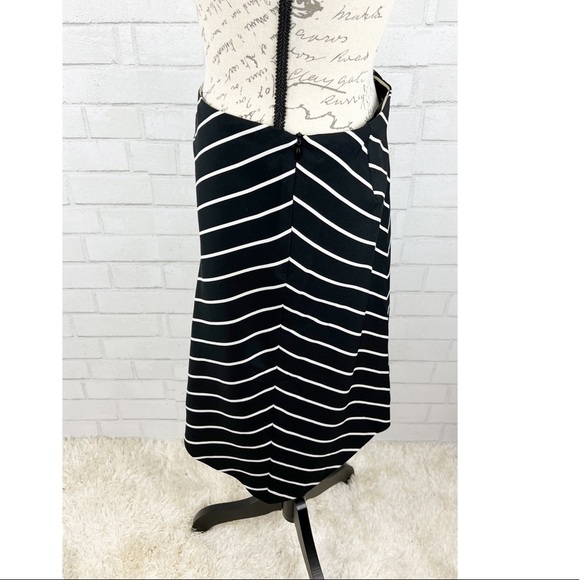 Zara Women’s Chevron Striped‎ Skirt Size 4 - Picture 3 of 8
